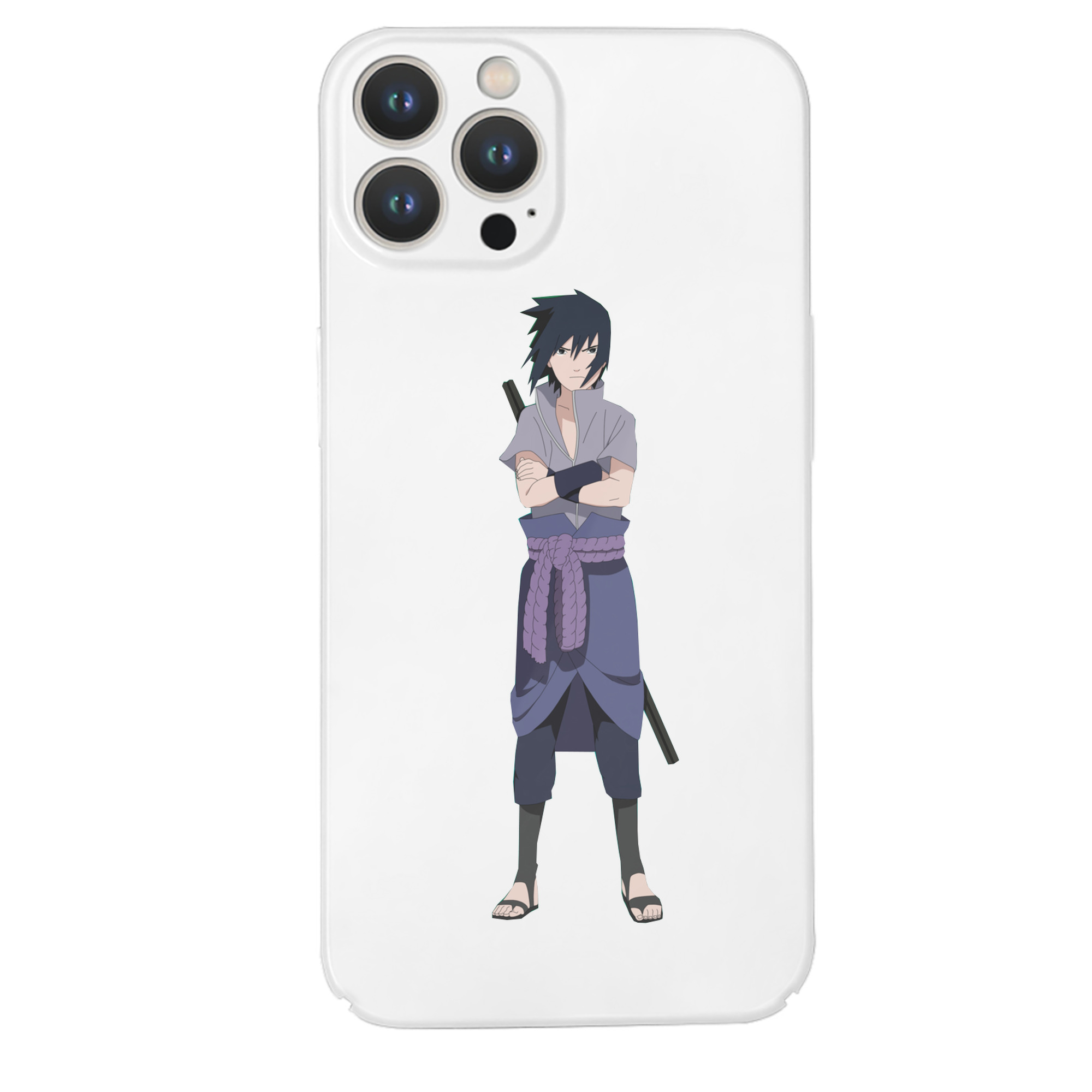 （画像用） NARUTO -ナルト- うちは サスケ Uchiha Sasuke 【iPhone 14シリーズ対応】ハードケース